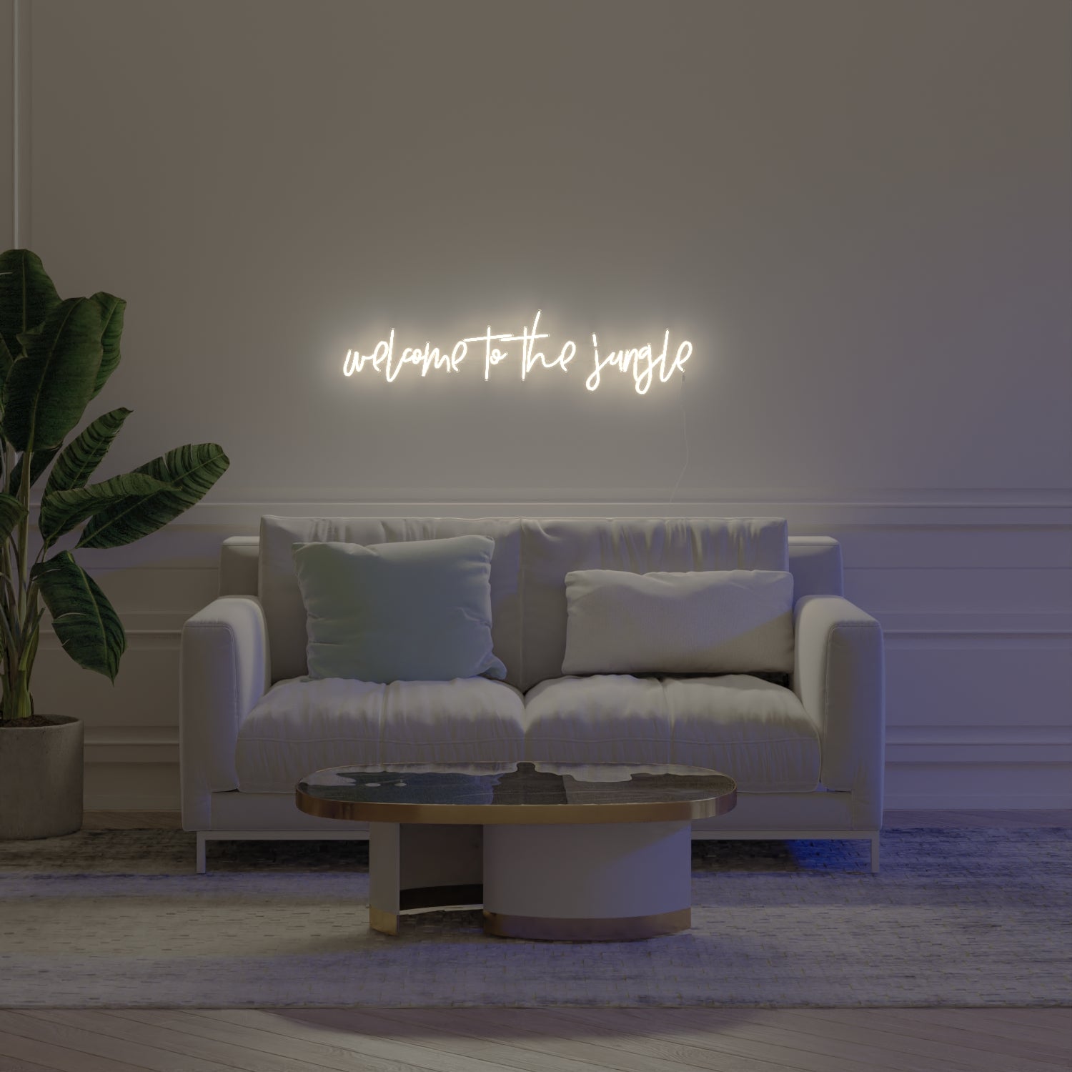 Welcome to the jungle - Signe en néon LED